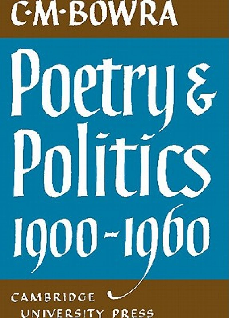 Poetry and Politics 1900–1960