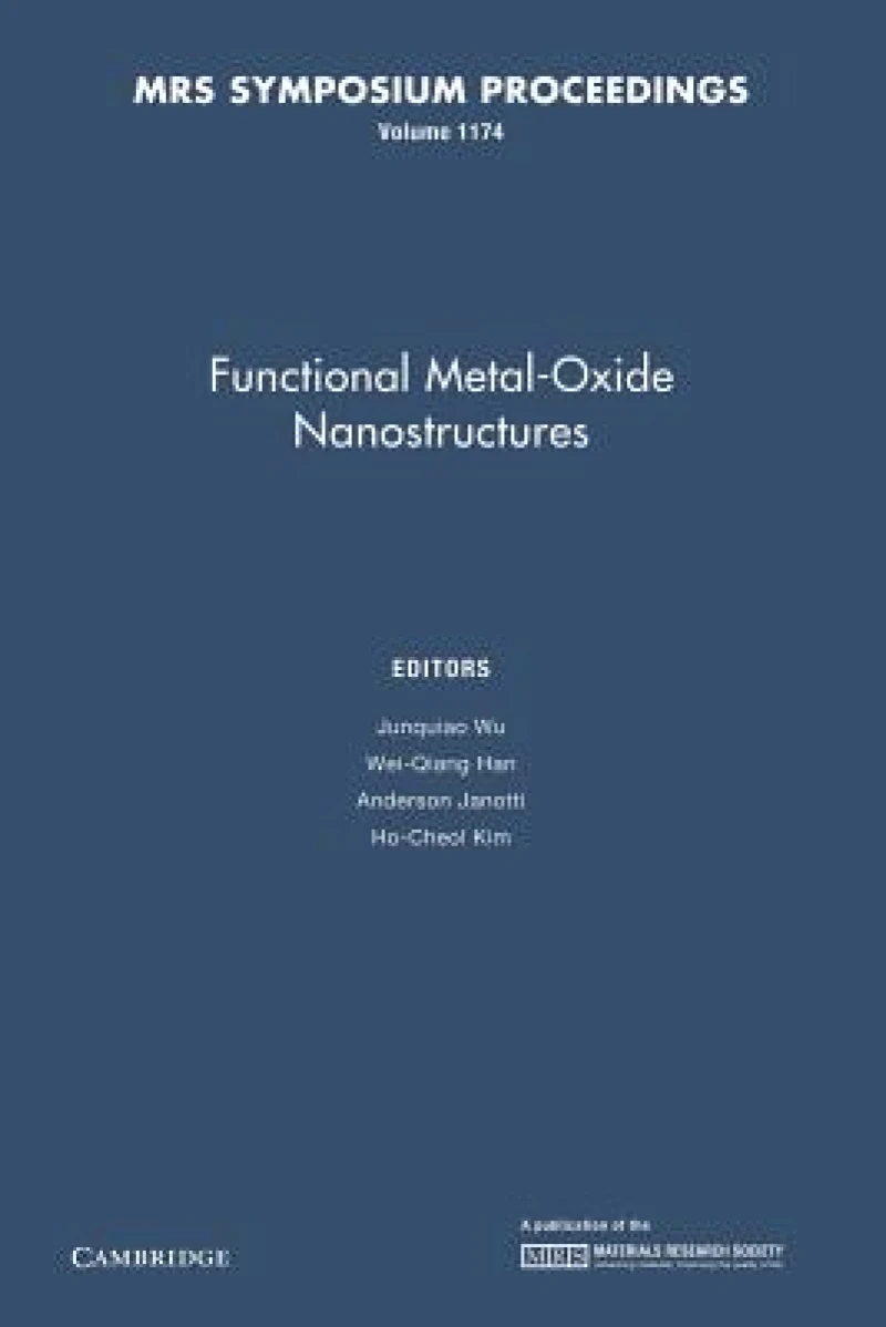 Functional Metal-Oxide Nanostructures: Volume 1174