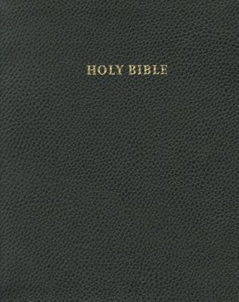 NKJV Aquila Wide Margin Reference Bible, Black Calf Split Leather, Red-letter Text, NK744:XRM