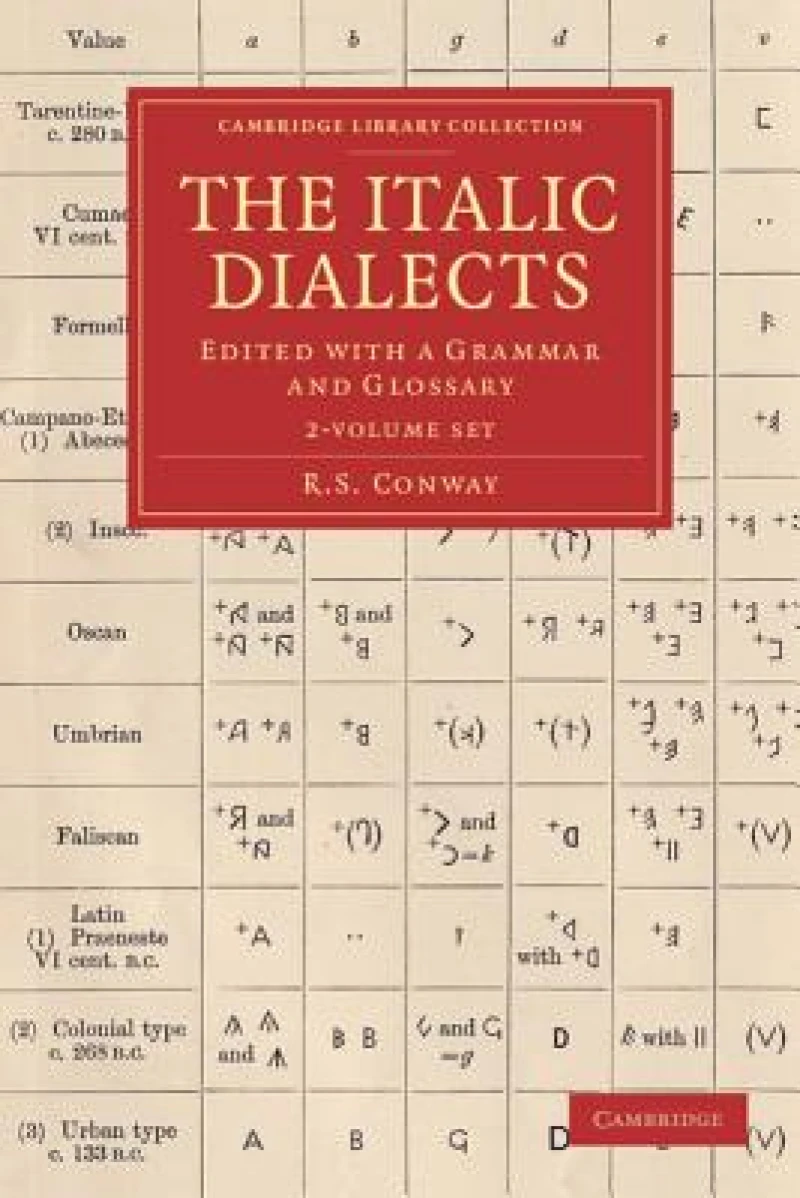 The Italic Dialects 2 Volume Set