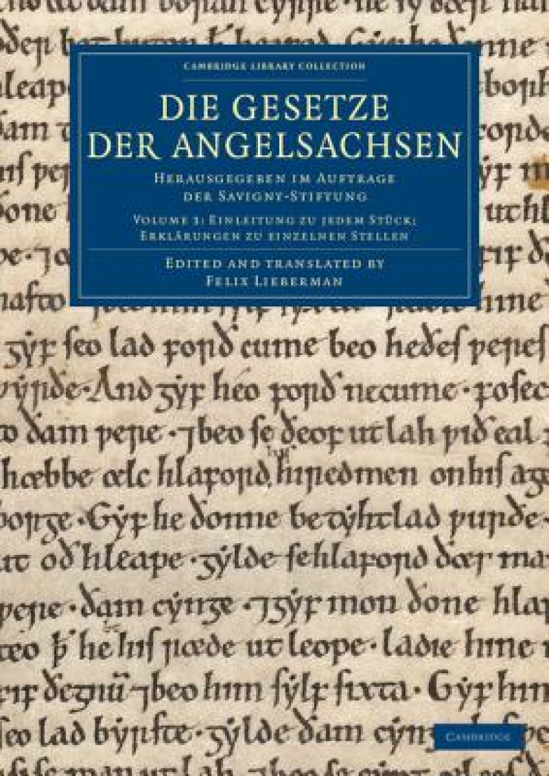 Die Gesetze der Angelsachsen