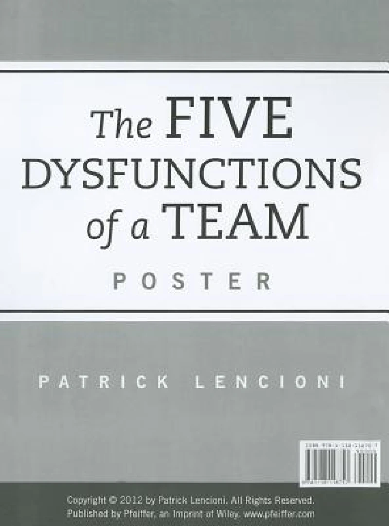 The Five Dysfunctions of a Team: Poster, 2nd Edition