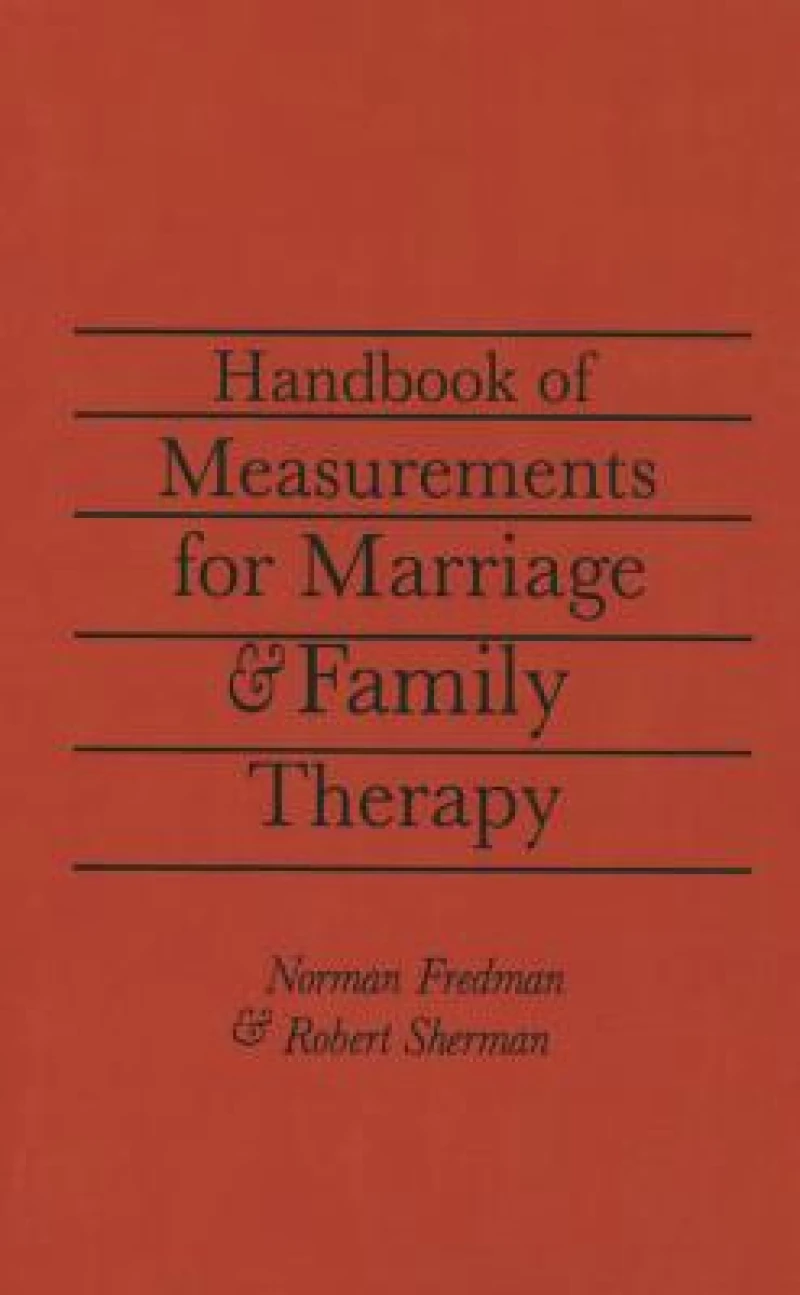 Handbook Of Measurements For Marriage And Family Therapy
