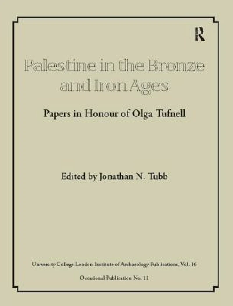 Palestine in the Bronze and Iron Ages