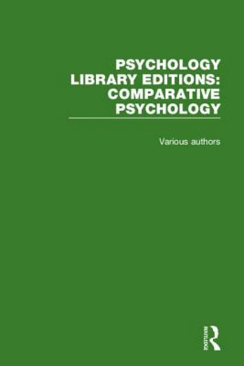 Psychology Library Editions: Comparative Psychology