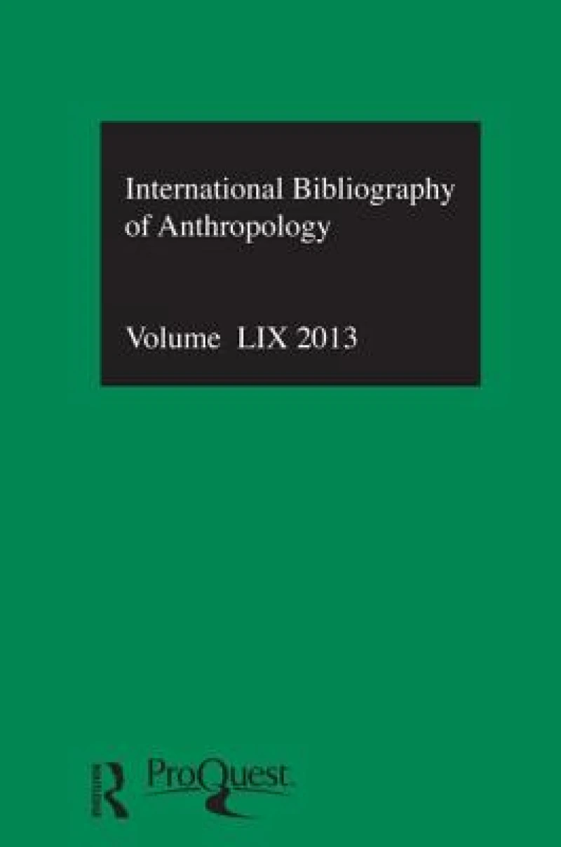 IBSS: Anthropology: 2013 Vol.59