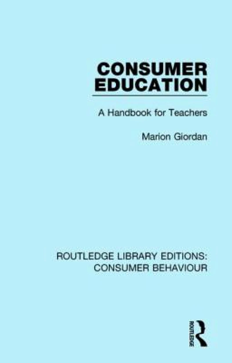 Consumer Education (RLE Consumer Behaviour)