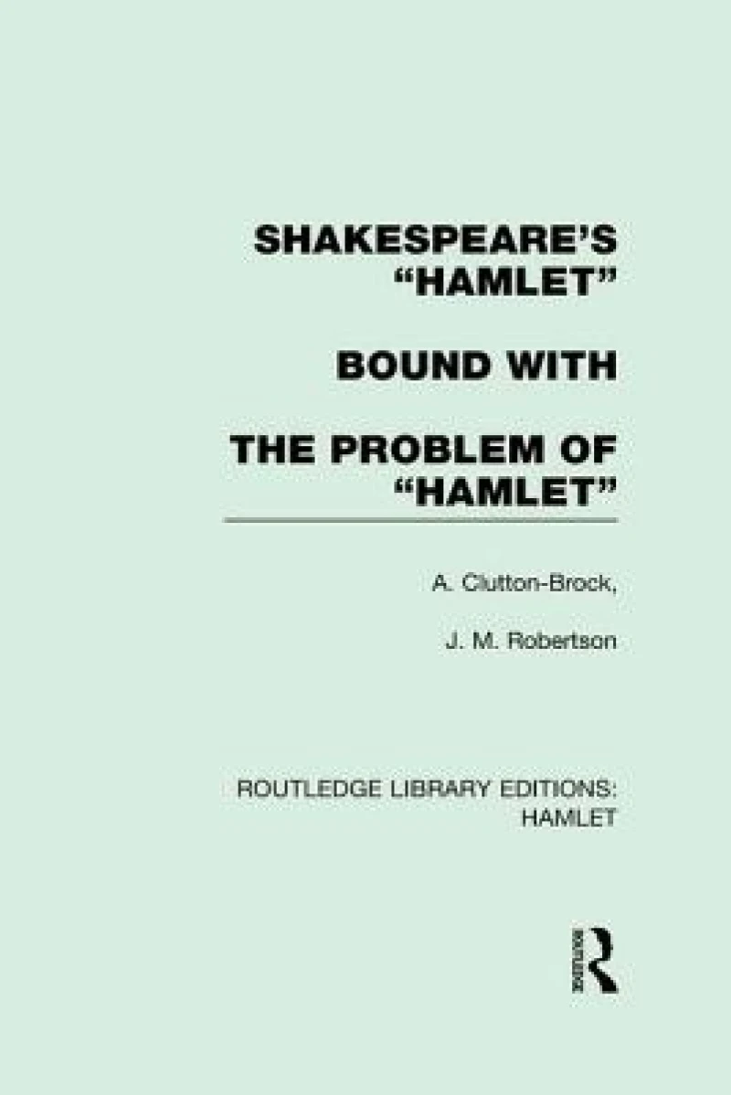 Shakespeare's “Hamlet” bound with The Problem of Hamlet