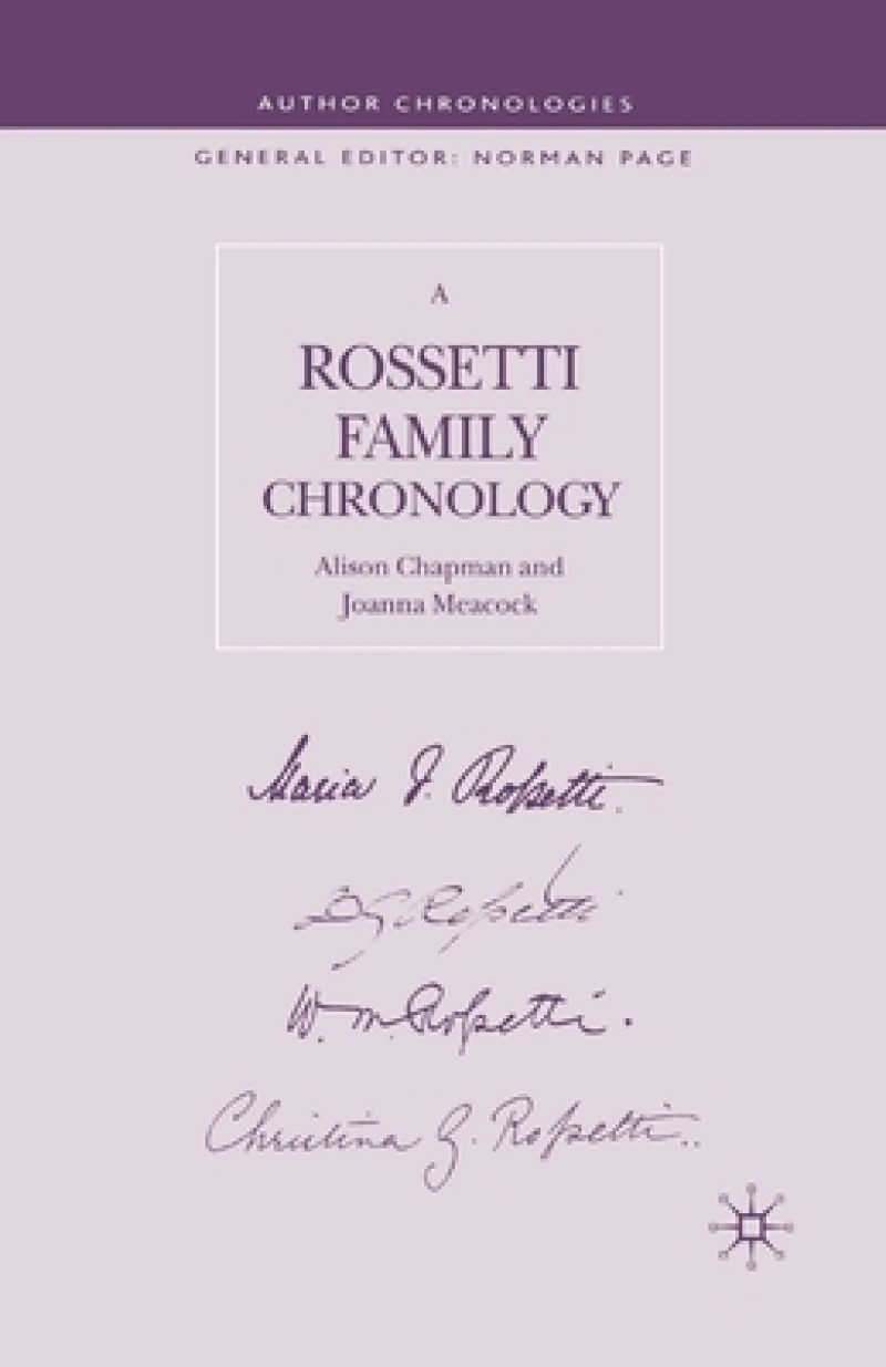 A Rossetti Family Chronology