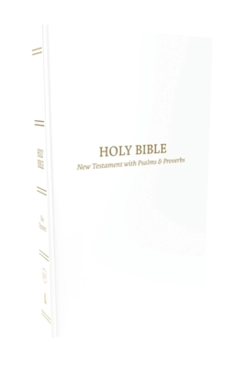 KJV Holy Bible: Pocket New Testament with Psalms and Proverbs, White Softcover, Red Letter, Comfort Print: King James Version