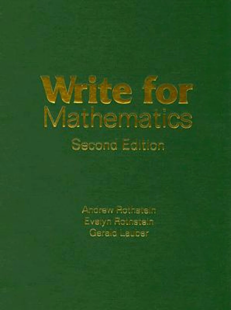 Write for Mathematics