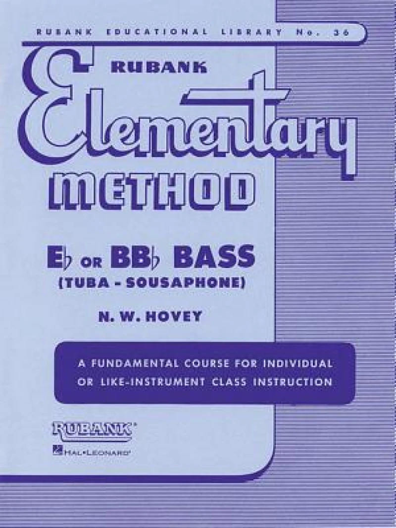 Rubank Elementary Method E-flat or BB-flat Bass