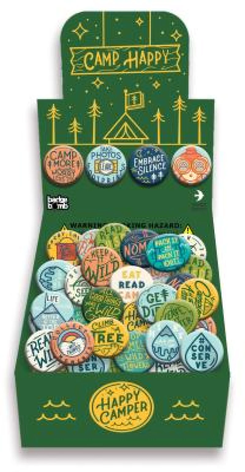 Camp Happy Badge Box