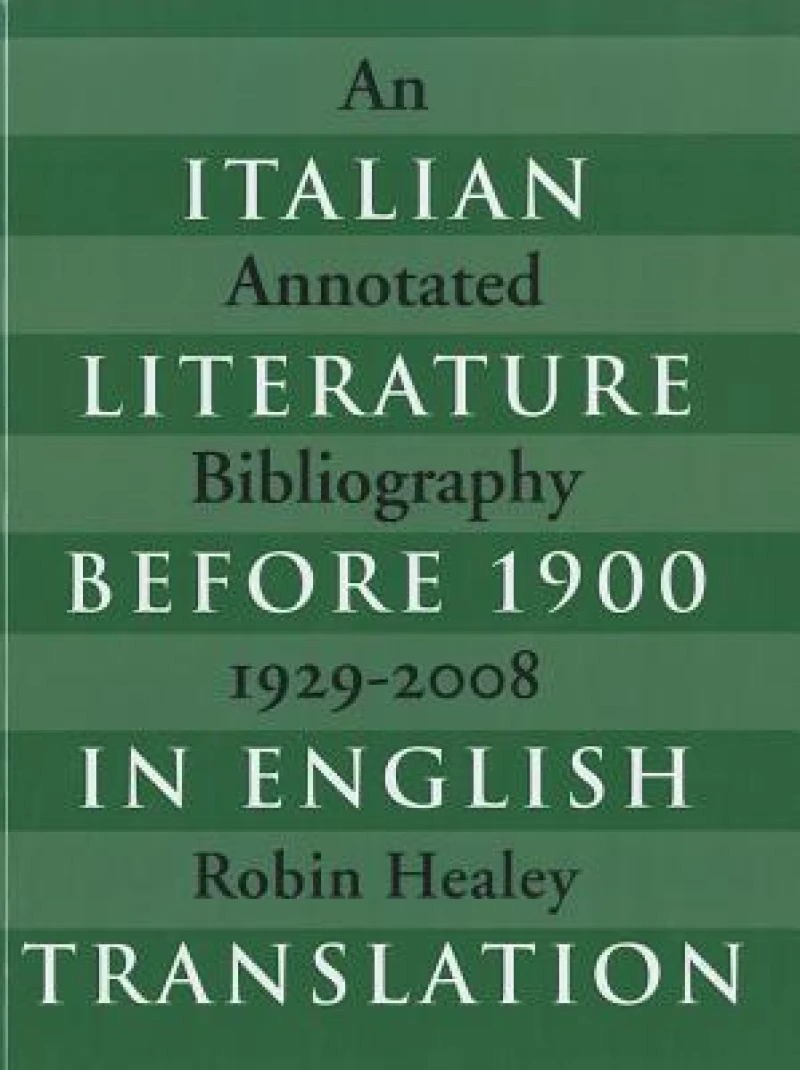 Italian Literature Before 1900 in English Translation