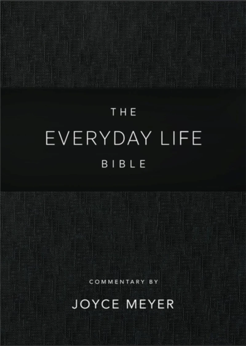 Everyday Life Bible: Black LeatherLuxe®