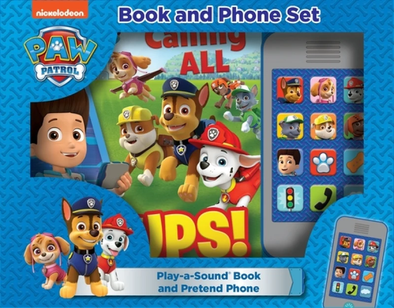 Nickelodeon PAW Patrol: Calling All Pups Book and Phone Sound Book Set