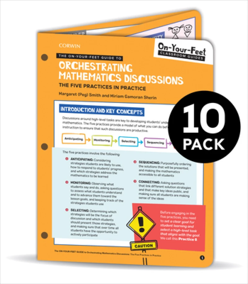 BUNDLE: Smith: The On-Your-Feet Guide to Orchestrating Mathematics Discussions: 10 Pack