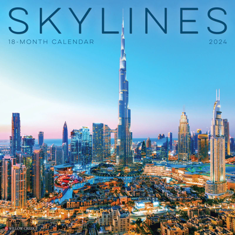 Skylines 2024 12 X 12 Wall Calendar