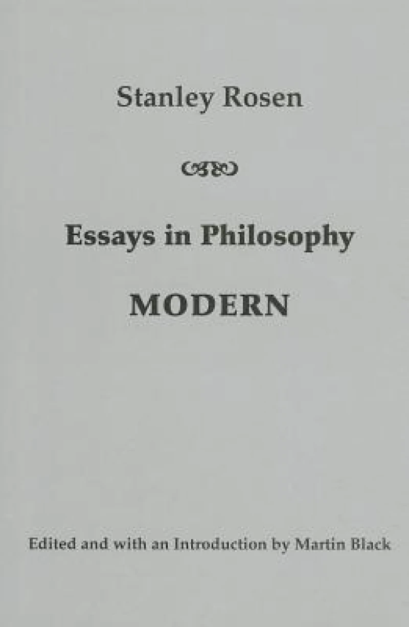 Essays in Philosophy: Modern