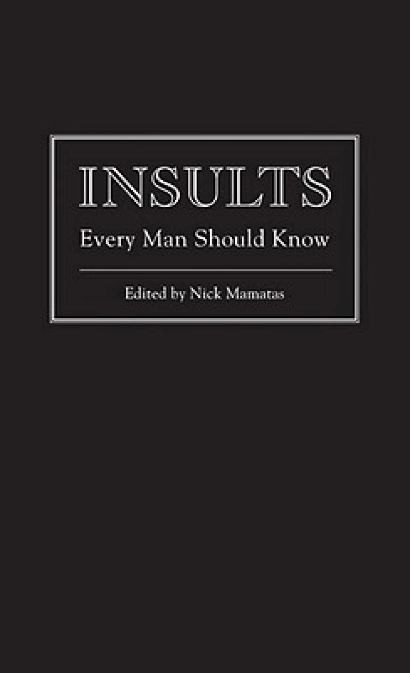 Insults Every Man Should Know