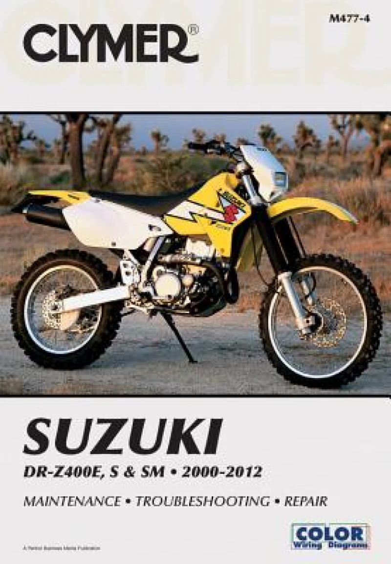 Suzuki DR-Z400E, S & SM Manual Motorcycle (2000-2012) Service Repair Manual