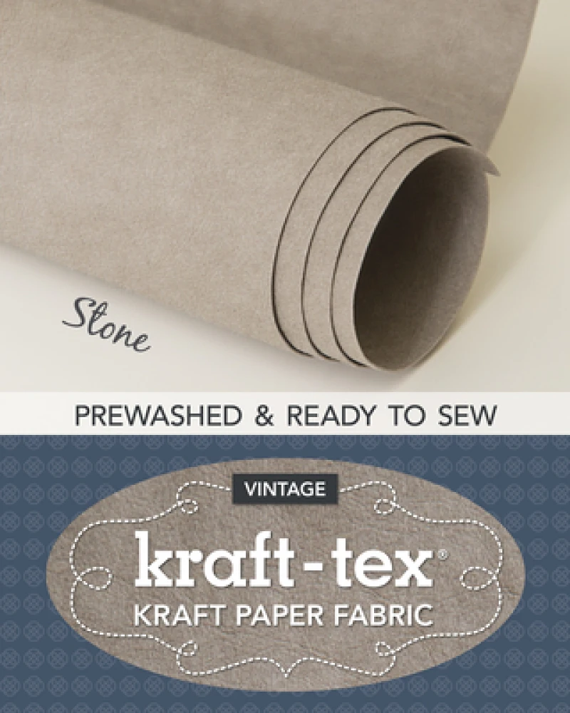 kraft-tex® Vintage Roll, Stone Prewashed
