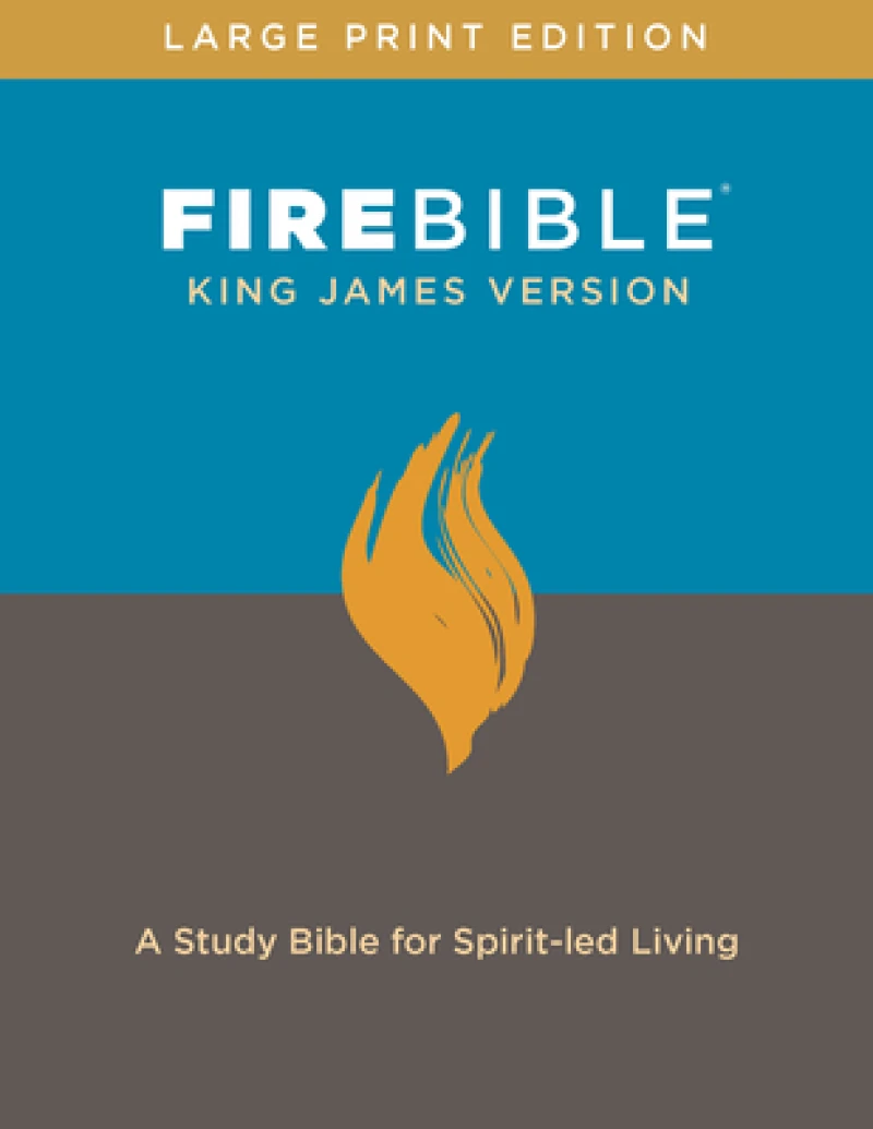 FIRE BIBLE, KING JAMES VERSION, LARGE PR