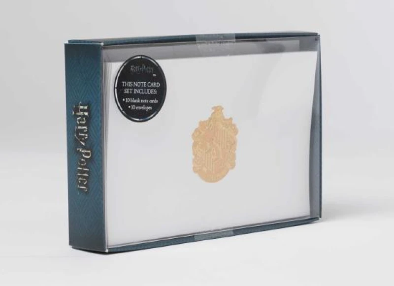 Harry Potter: Hufflepuff Crest Foil Note Cards