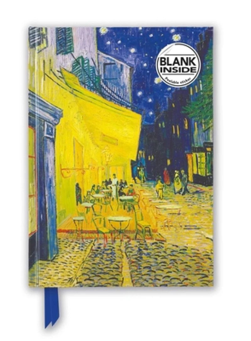 Vincent van Gogh: Cafe Terrace (Foiled Blank Journal)
