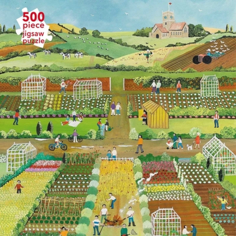 Adult Jigsaw Puzzle Judy Joel: Allotments, 2012 (500 pieces)