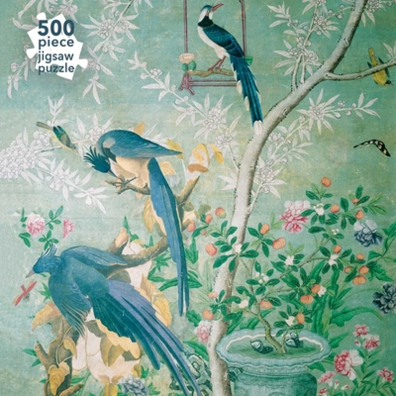 Adult Jigsaw Puzzle John James Audubon: Magpie Jays (500 pieces)