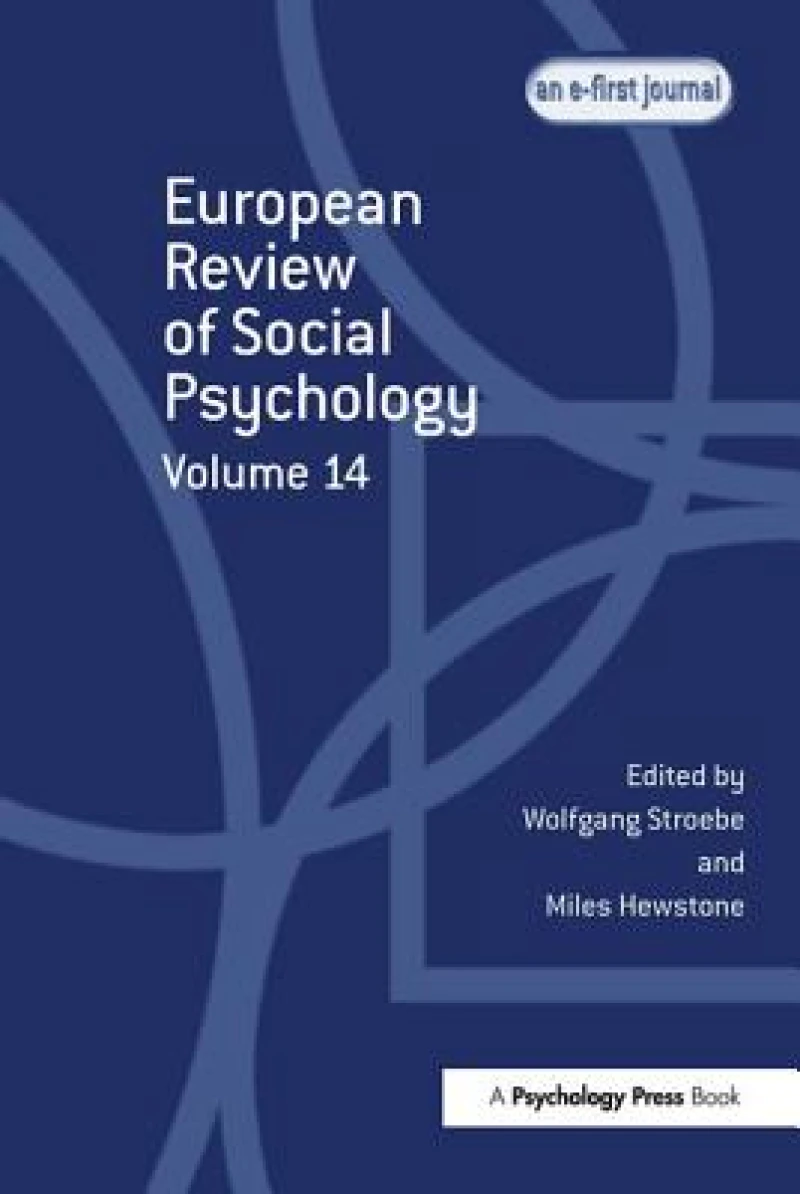 European Review of Social Psychology: Volume 14
