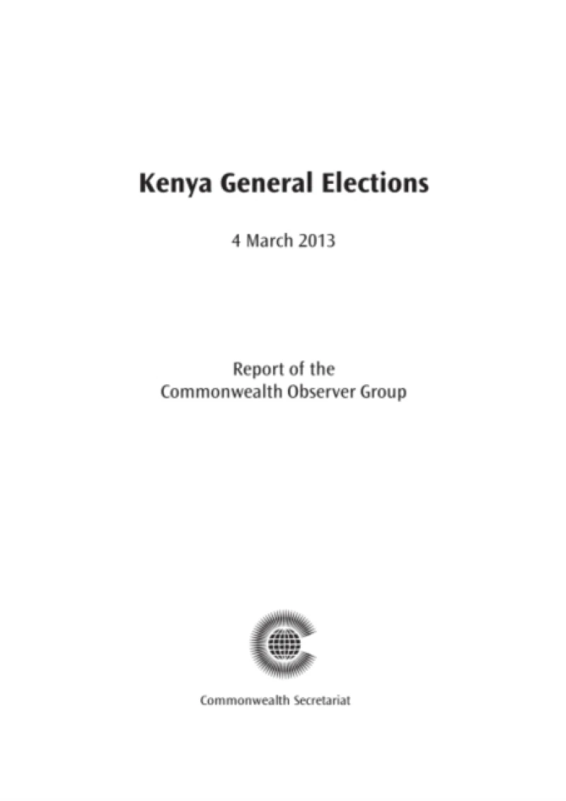 Kenya General Elections, 4 March 2013