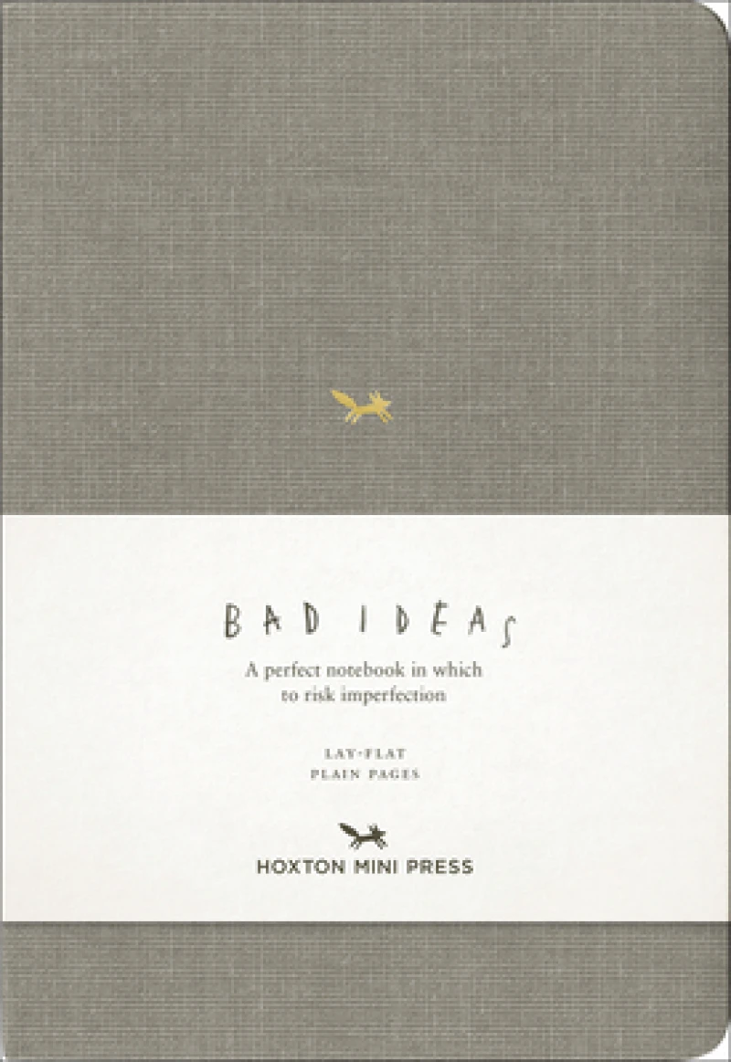 A Notebook For Bad Ideas - Grey/plain