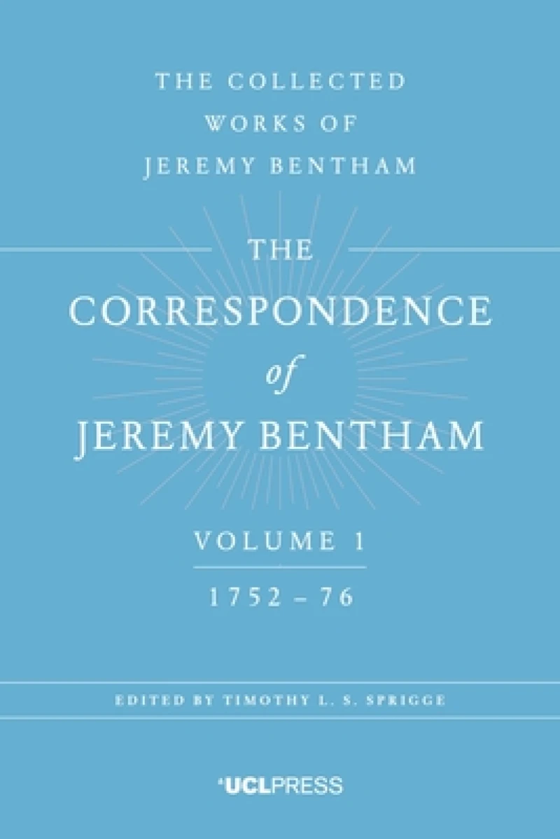 The Correspondence of Jeremy Bentham, Volume 1