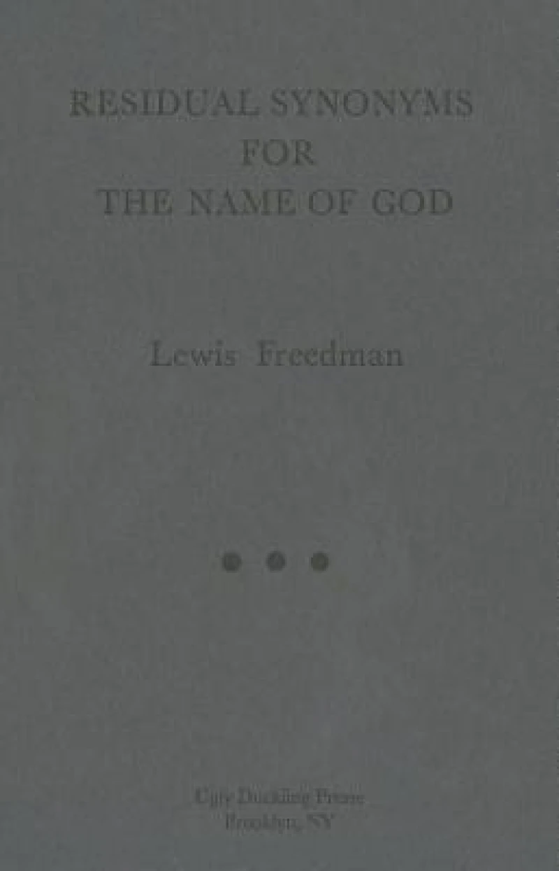 Residual Synonyms for the Name of God