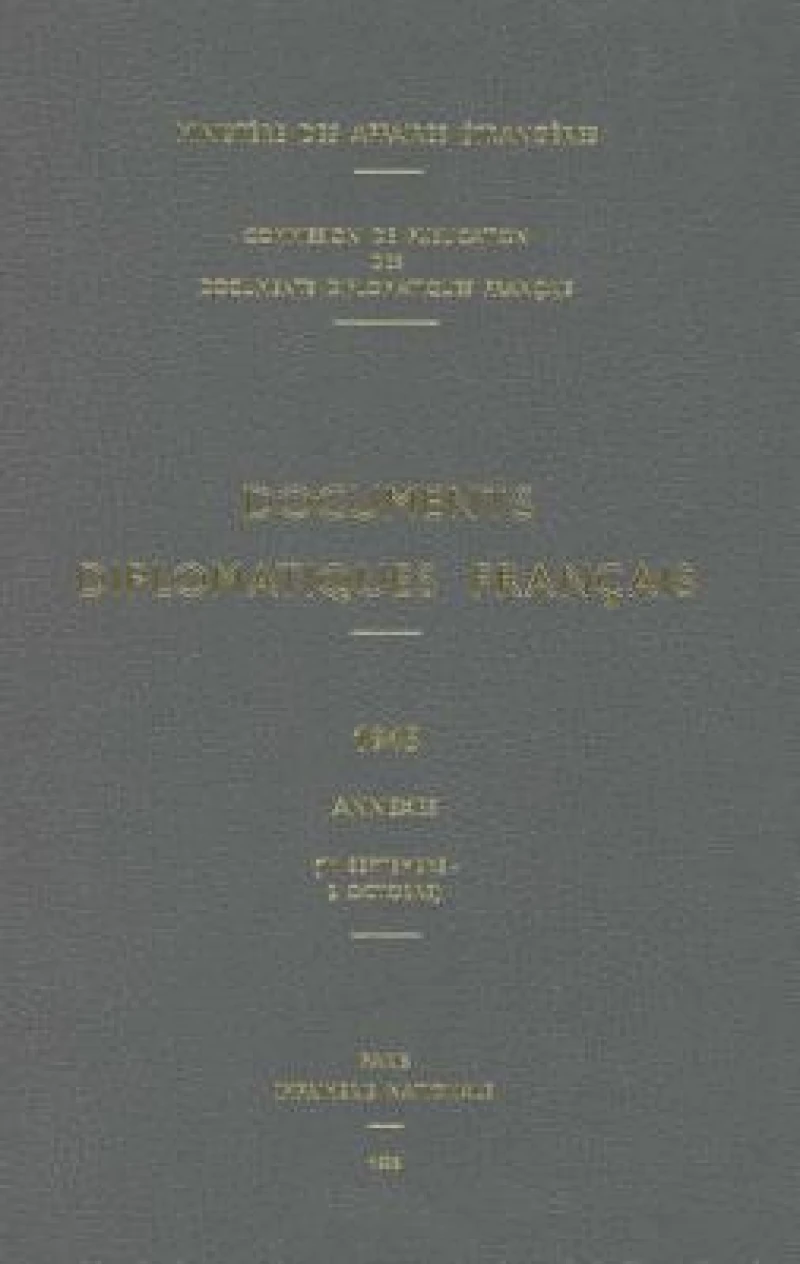 Documents Diplomatiques Francais