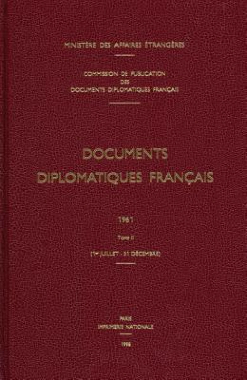 Documents Diplomatiques Francais