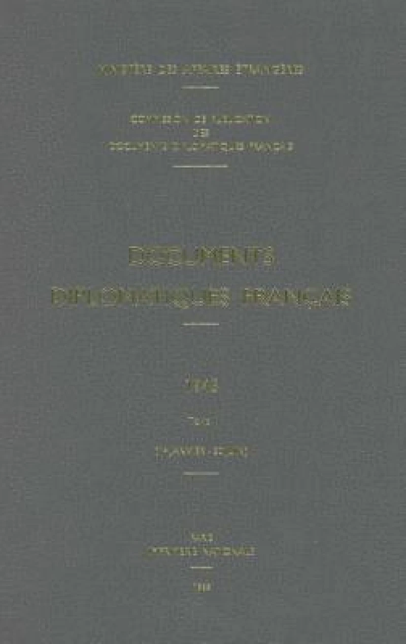 Documents Diplomatiques Francais
