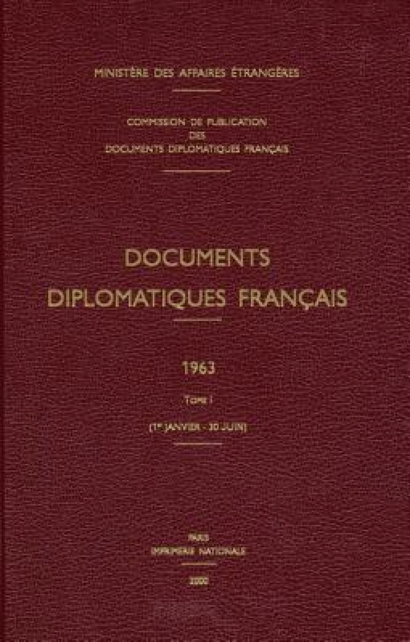 Documents Diplomatiques Francais