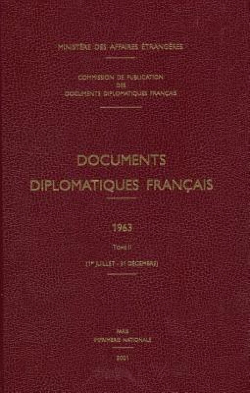 Documents Diplomatiques Francais