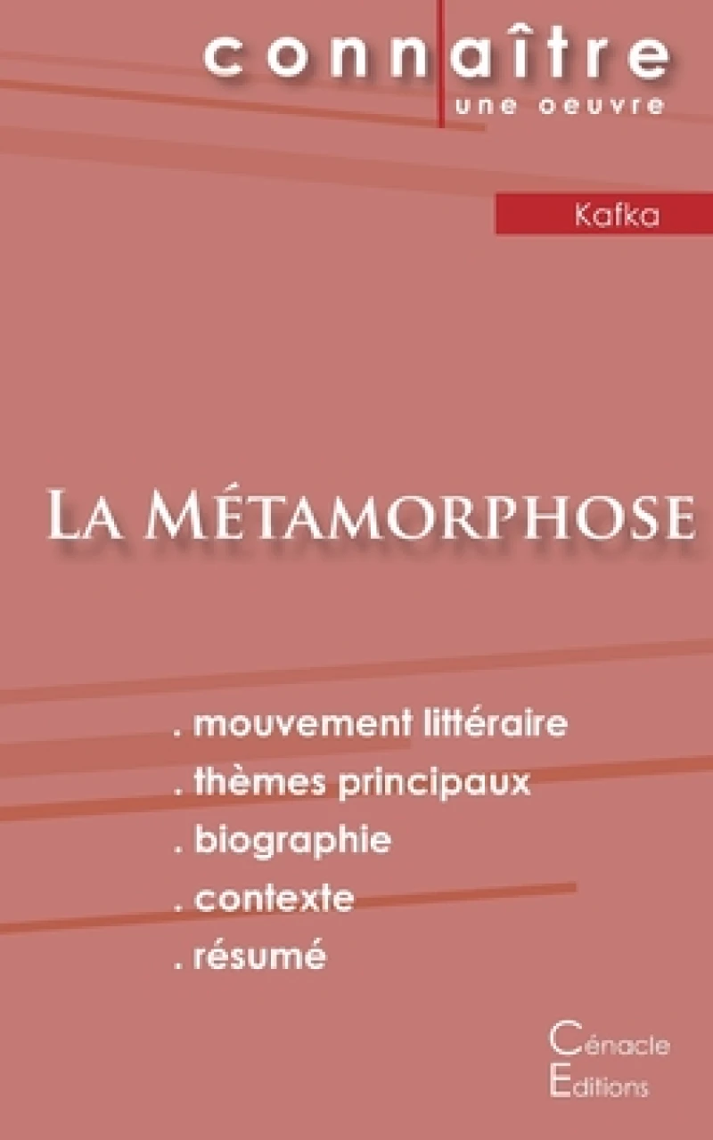Fiche de lecture La Metamorphose de Kafka (Analyse litteraire de reference et resume complet)