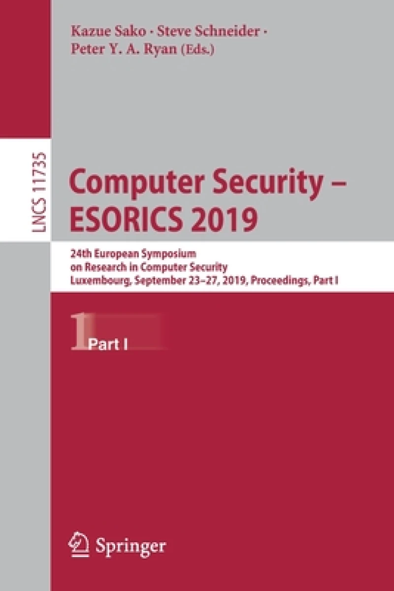 Computer Security – ESORICS 2019