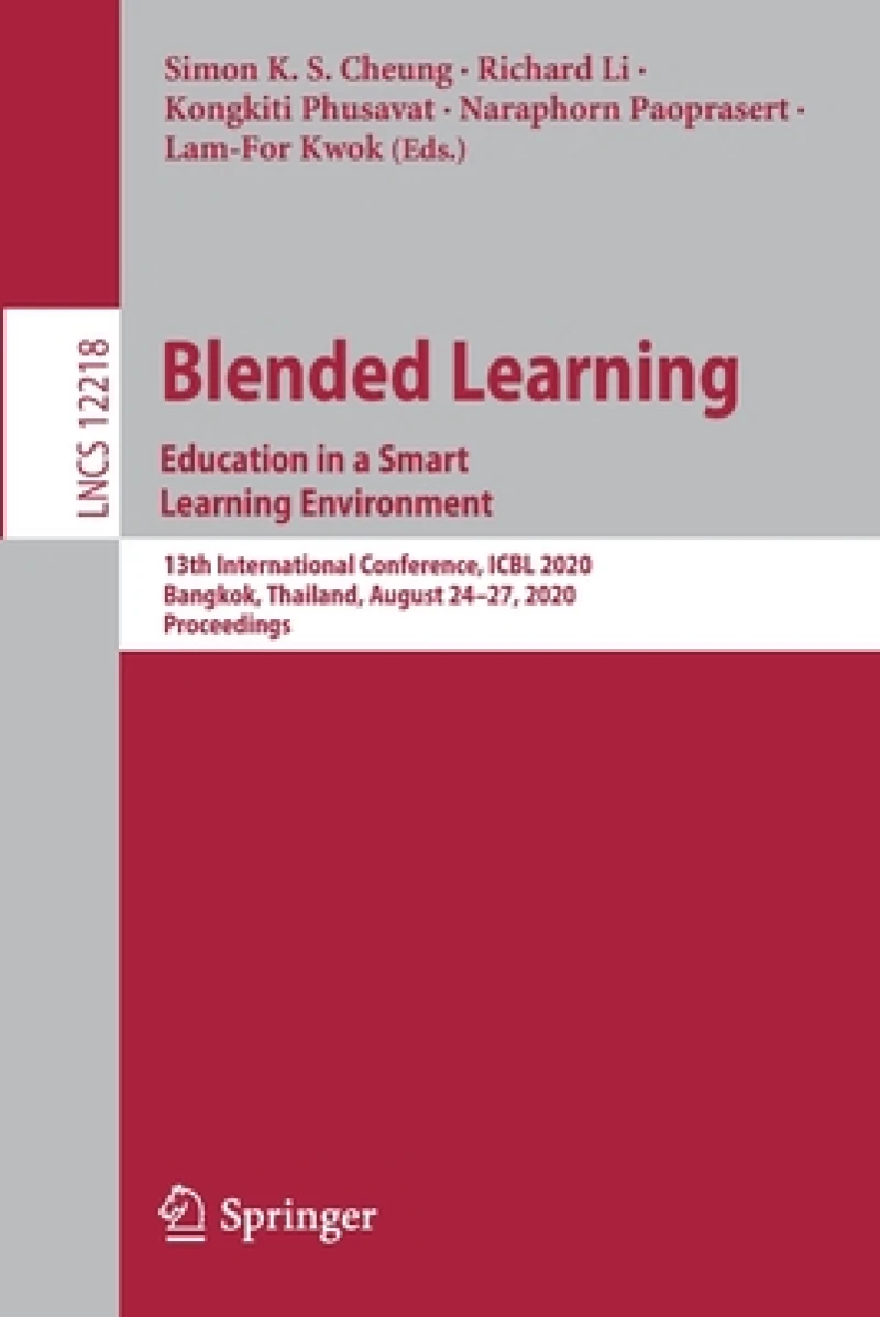 Blended Learning. Education in a Smart Learning Environment