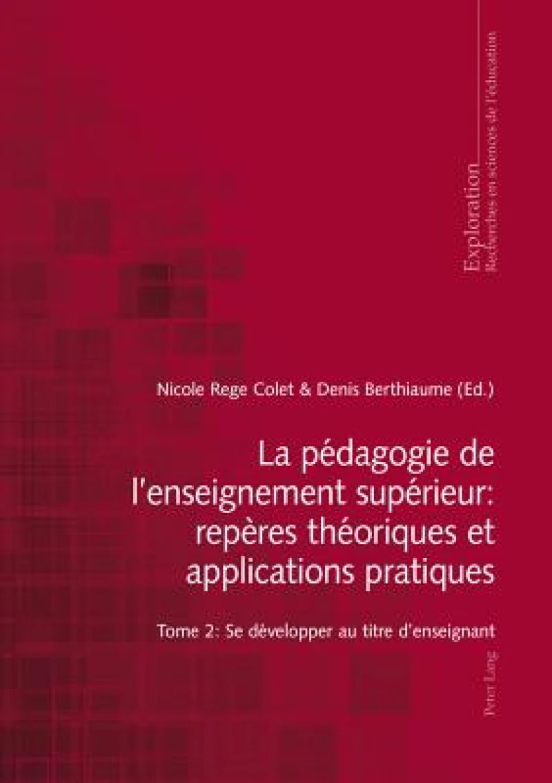 La pedagogie de l'enseignement superieur