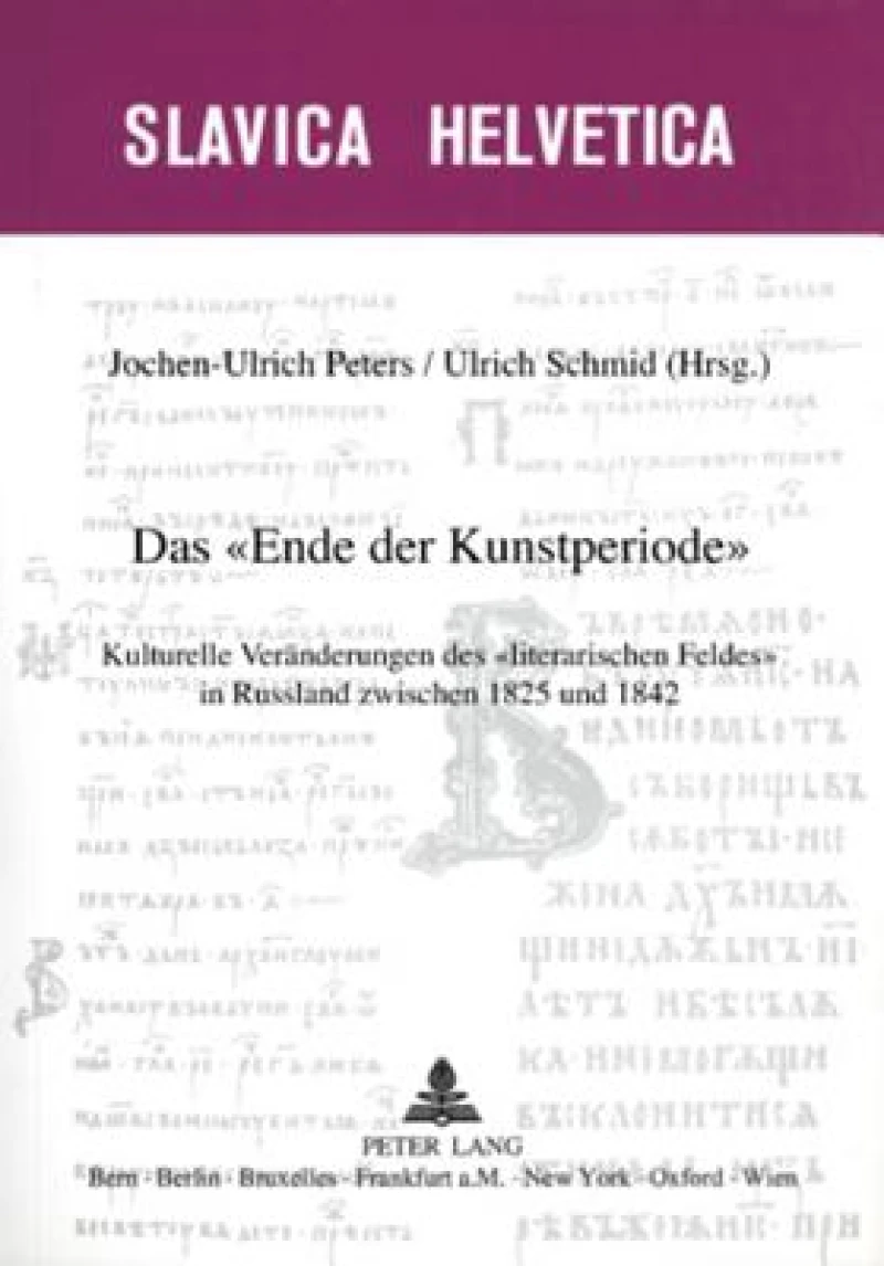 Das «Ende Der Kunstperiode»