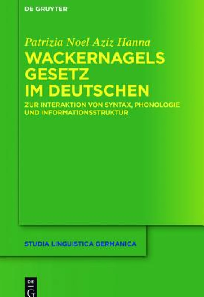 Wackernagels Gesetz im Deutschen
