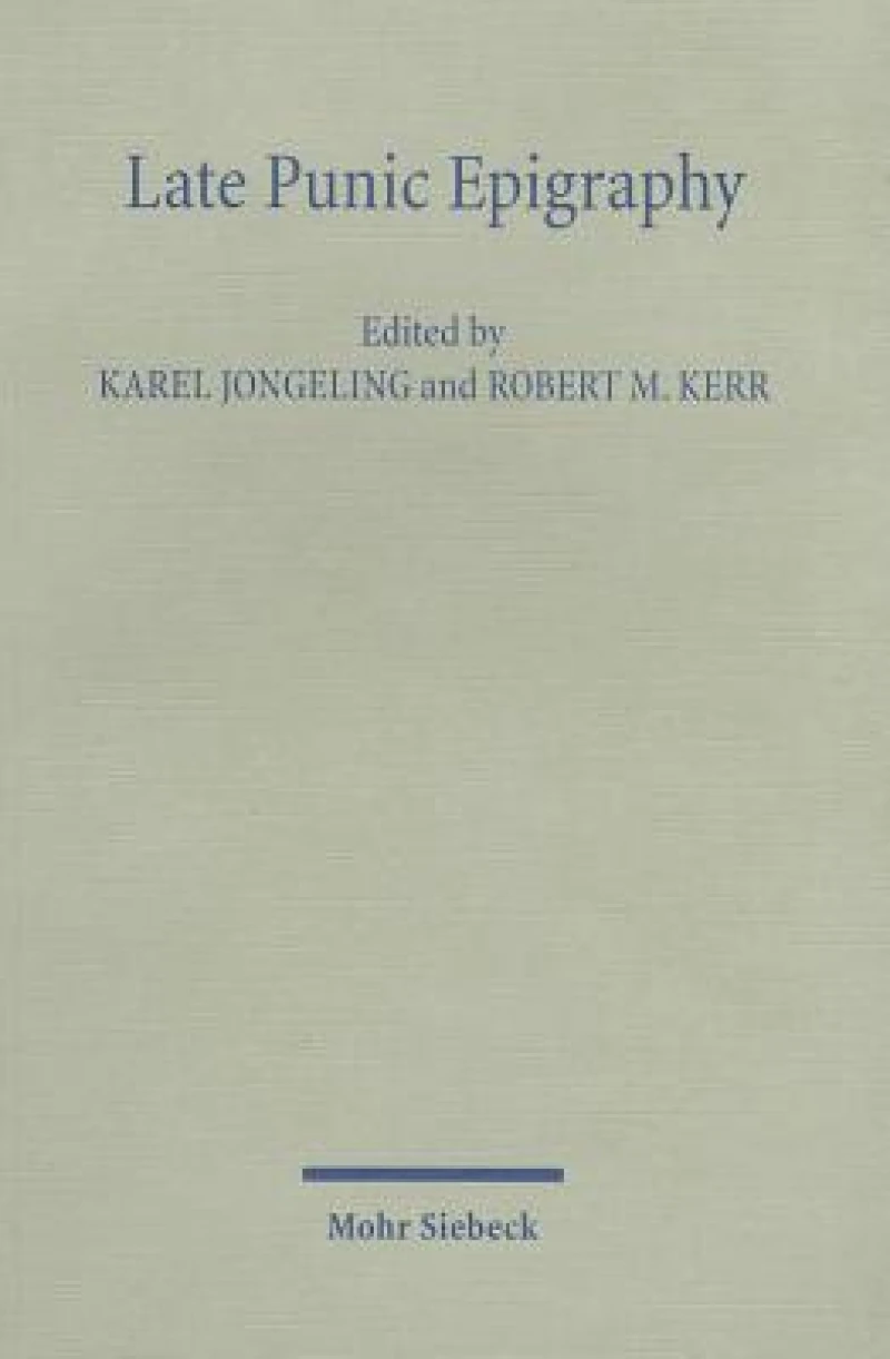 Late Punic Epigraphy