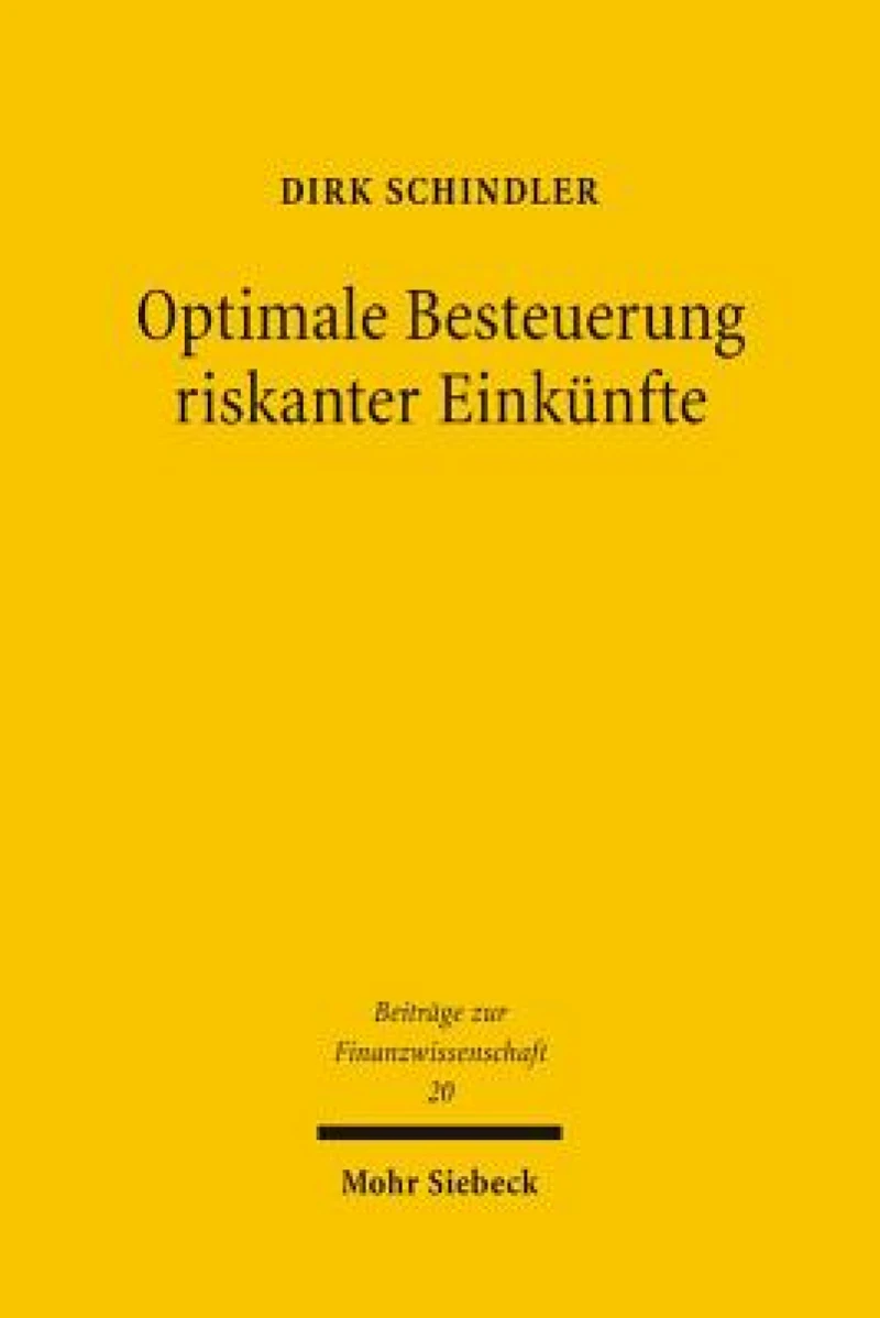 Optimale Besteuerung riskanter Einkunfte