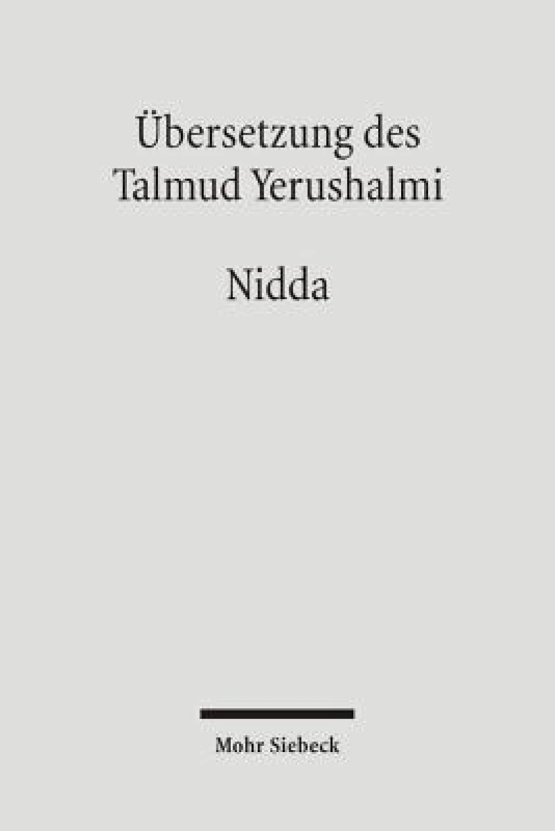 Ubersetzung des Talmud Yerushalmi
